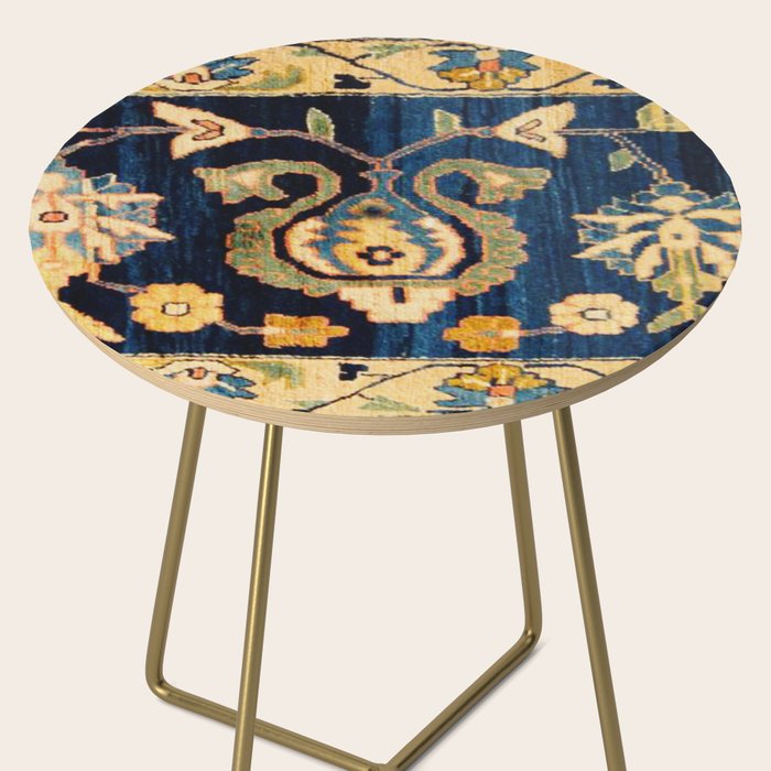 Mahal Floral Vintage Persian Runner Rug Print Side Table Gallery Image 2