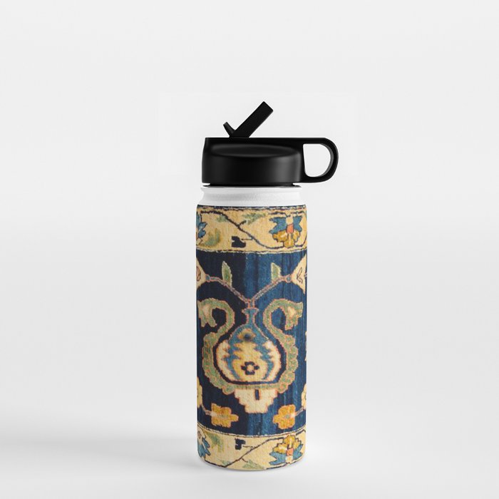 Mahal Floral Vintage Persian Runner Rug Print Water Bottle Gallery Image 1