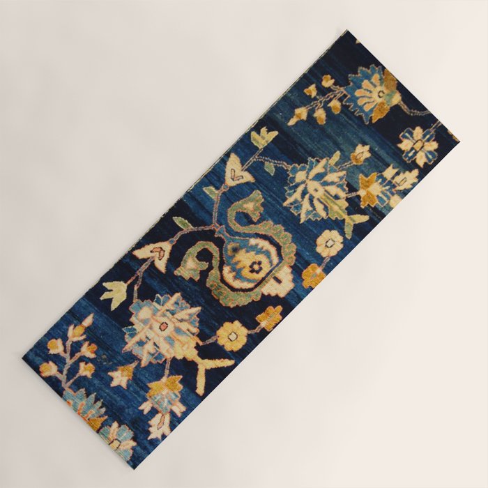 Mahal Floral Vintage Persian Runner Rug Print Yoga Mat Gallery Image 1