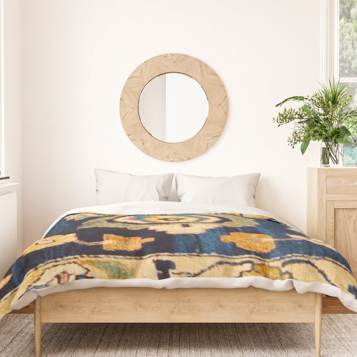 Mahal Floral Vintage Persian Runner Rug Print Duvet Cover Gallery Image 3