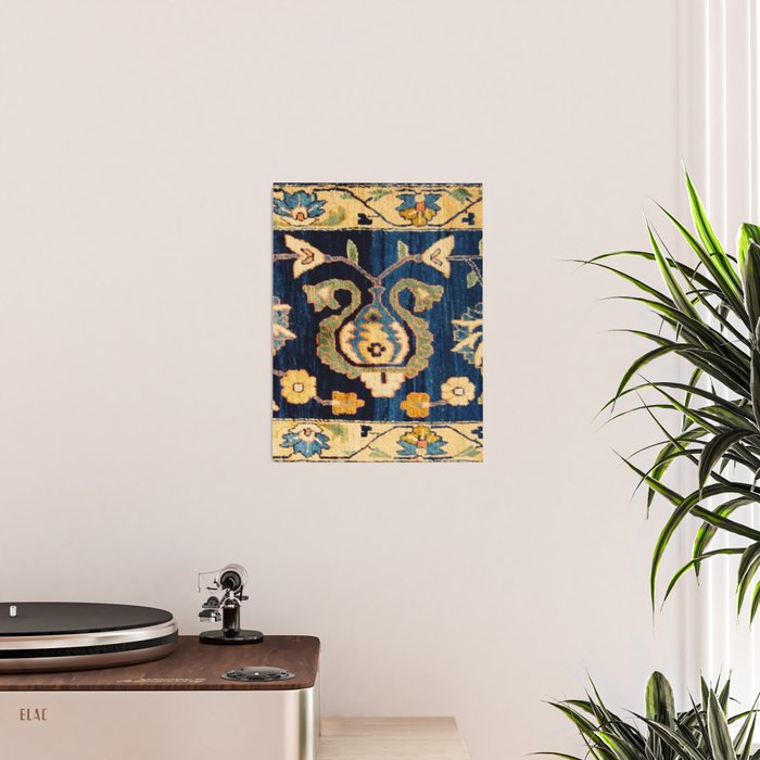Mahal Floral Vintage Persian Runner Rug Print Poster Gallery Image 2
