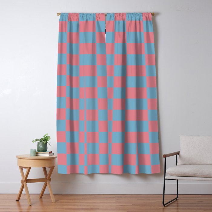 Cool Eclectic Revival Checks Window Curtain Gallery Image 5