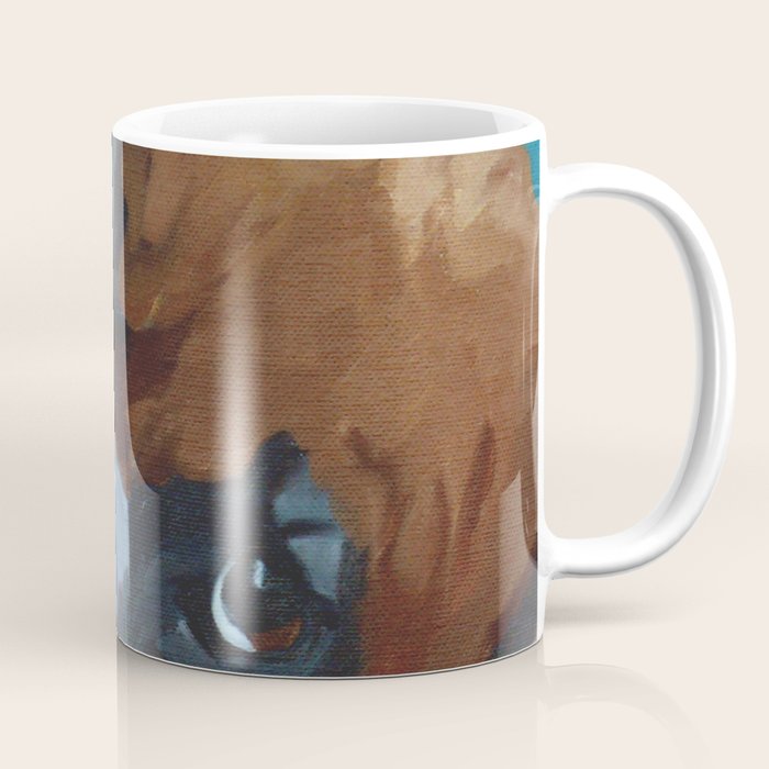 Leo the Boxer Dog Portrait Coffee Mug Gallery Image 1