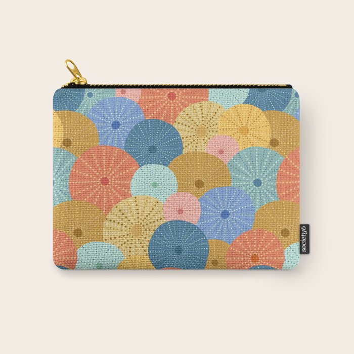 Coloful Sea Urchins 2 Carry All Pouch Gallery Image 1