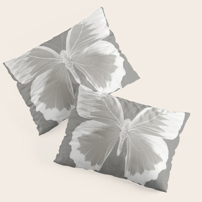Butterfly on grunge surface Pillow Sham Gallery Image 1