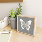 Butterfly on grunge surface Mini Art Print Gallery Image 2