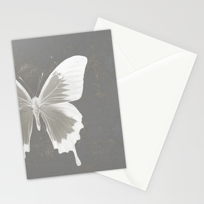 Butterfly on grunge surface Stationery Card Gallery Image 2