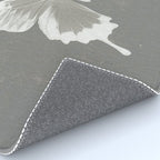 Butterfly on grunge surface Rug Gallery Image 4