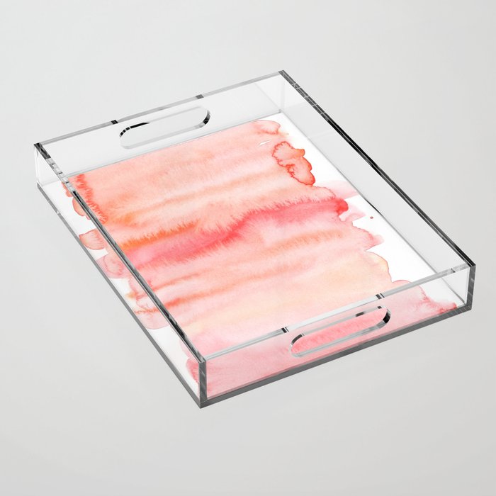 Watercolor Painting Abstract Art Valourine 141122 Abstract 14 Acrylic Tray Gallery Image 1