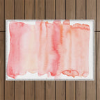 Watercolor Painting Abstract Art Valourine 141122 Abstract 14 Outdoor Rug Gallery Image 1