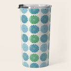 Retro Summer Daisies VI Travel Mug Gallery Image 3