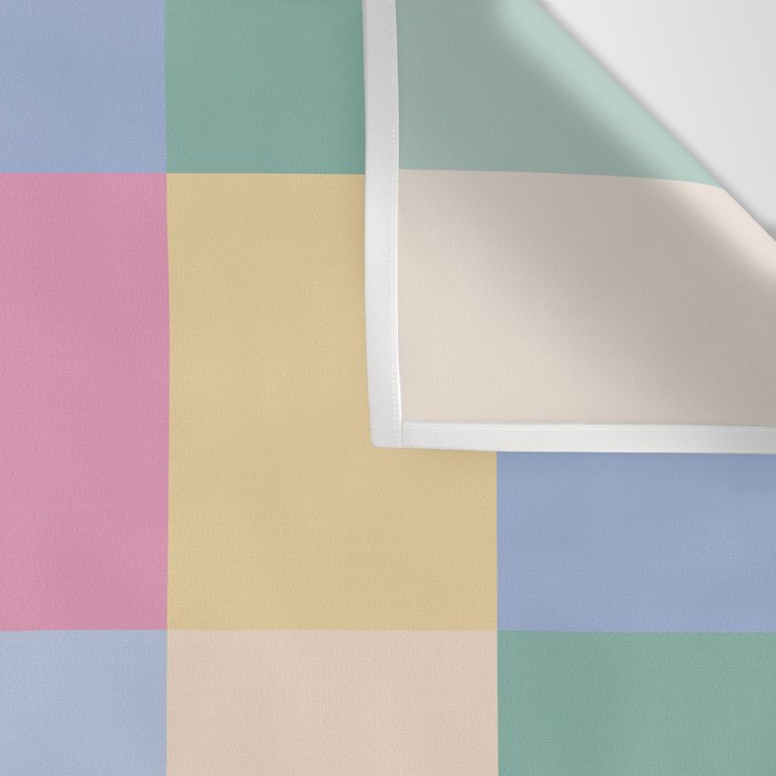 Bold Pastel Checks Pattern - Large XXXII Wall Tapestry Gallery Image 3