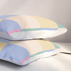 Bold Pastel Checks Pattern - Large XXXII Pillow Sham Gallery Image 3