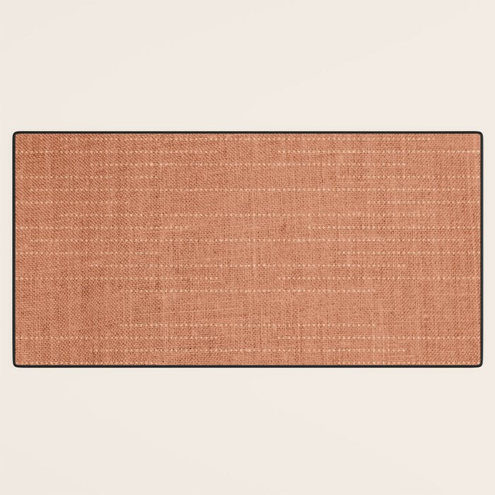 Minimalist Earthy Boho Chic Terracotta Desk Mat Gallery Image 3