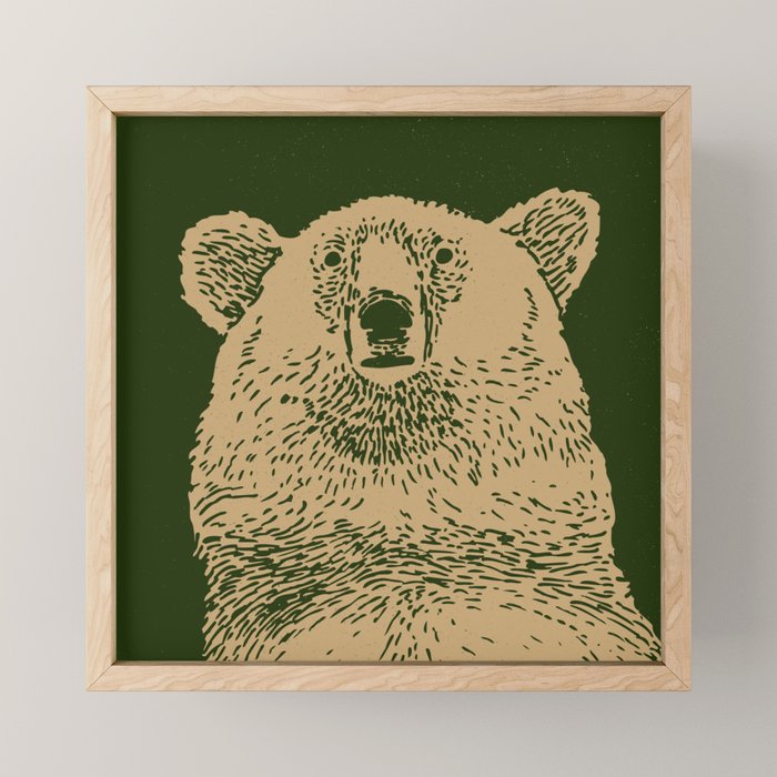 Kodiak Bear Mini Art Print Gallery Image 1