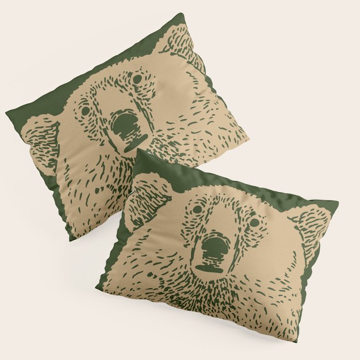 Kodiak Bear Pillow Sham Gallery Image 3