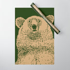 Kodiak Bear Wrapping Paper Gallery Image 1
