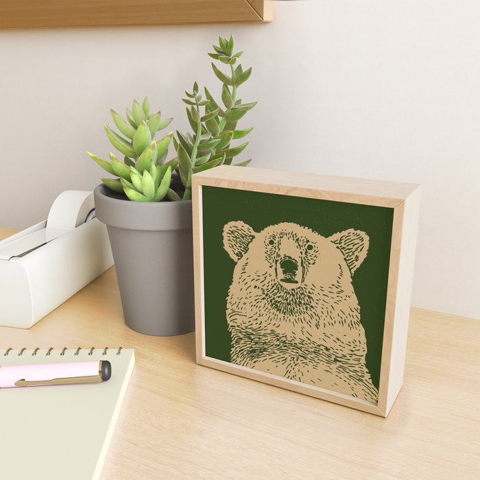 Kodiak Bear Mini Art Print Gallery Image 2