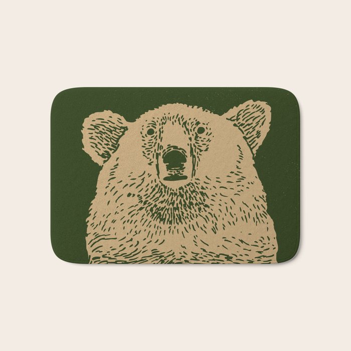 Kodiak Bear Bath Mat Gallery Image 1