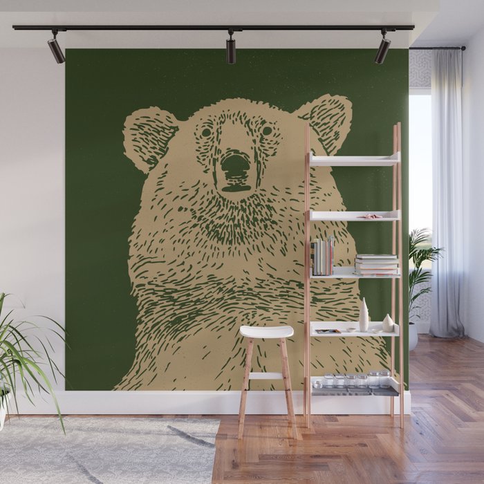 Kodiak Bear Wall Mural Gallery Image 1