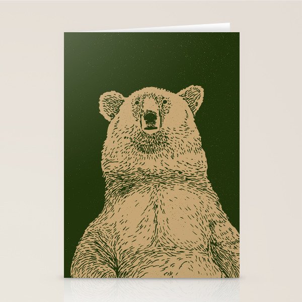 Kodiak Bear Stationery Card Gallery Image 2