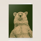 Kodiak Bear Stationery Card Gallery Image 2
