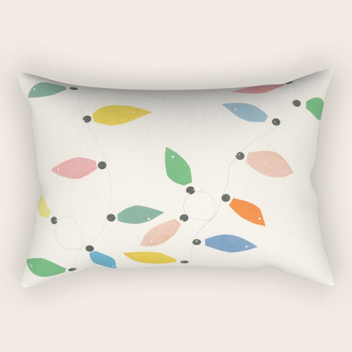 Fairy Lights Rectangular Pillow Gallery Image 2