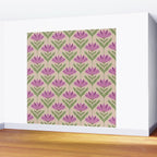 Violet Bloom - Bold Botanical Floral Pattern Wall Mural Gallery Image 2