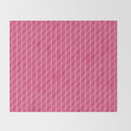 Playful Pink Plaid Throw Blanket Gallery Image 2