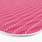 Playful Pink Plaid Bath Mat Gallery Image 3