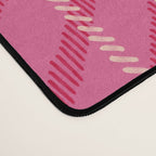 Playful Pink Plaid Desk Mat Gallery Image 4