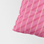Playful Pink Plaid Pillow Sham Gallery Image 4