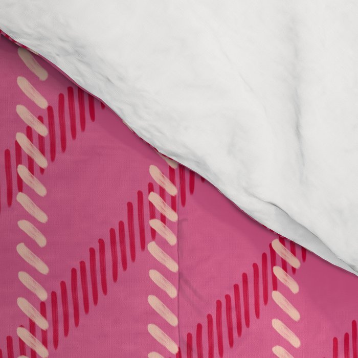Playful Pink Plaid Comforter Gallery Image 4