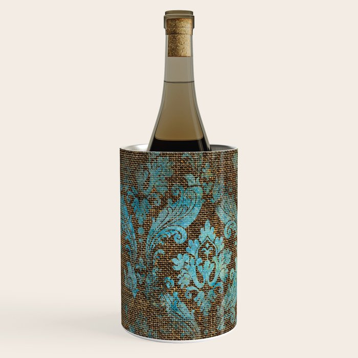 Aged Damask Texture 4 Wine Chiller Gallery Image 2