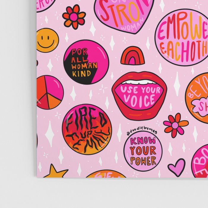 Feminist Buttons Poster Gallery Image 3