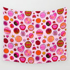 Feminist Buttons Wall Tapestry Gallery Image 4