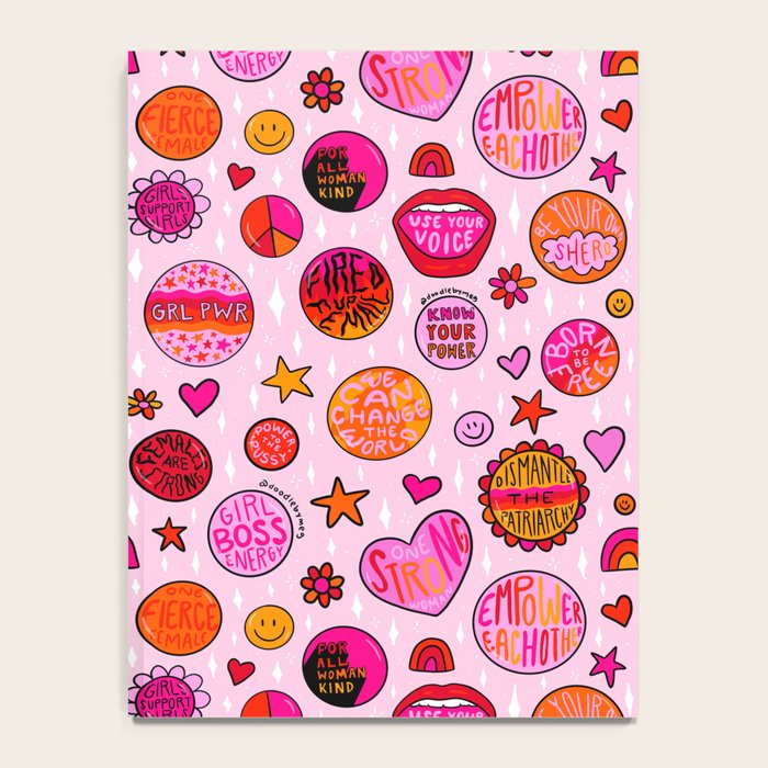 Feminist Buttons Notebook Gallery Image 4