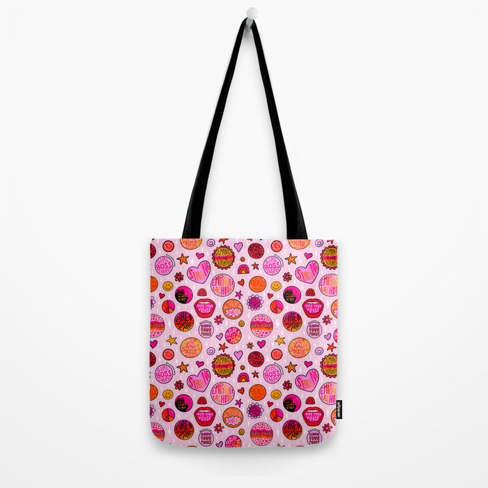 Feminist Buttons Tote Bag Gallery Image 2