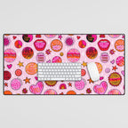 Feminist Buttons Desk Mat Gallery Image 1