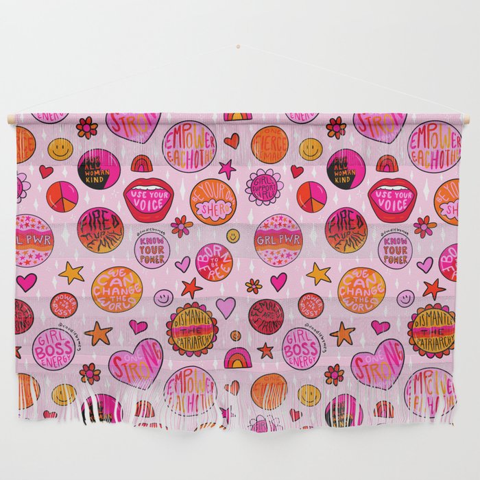 Feminist Buttons Wall Hanging Gallery Image 1