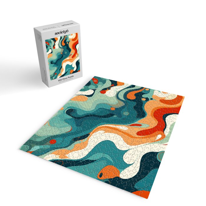 Colorful Tides Jigsaw Puzzle Gallery Image 2