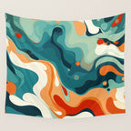 Colorful Tides Wall Tapestry Gallery Image 4