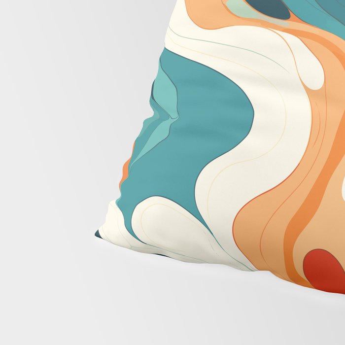Colorful Tides Pillow Sham Gallery Image 4