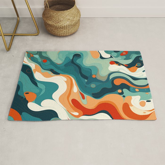 Colorful Tides Rug Gallery Image 1