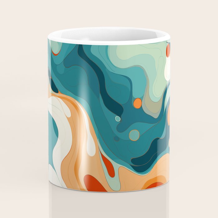 Colorful Tides Coffee Mug Gallery Image 4