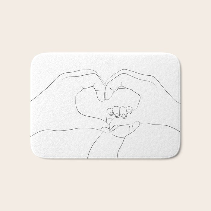Unconditional Love Bath Mat Gallery Image 1