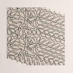 Abstract vintage flower art pattern Wrapping Paper Gallery Image 3
