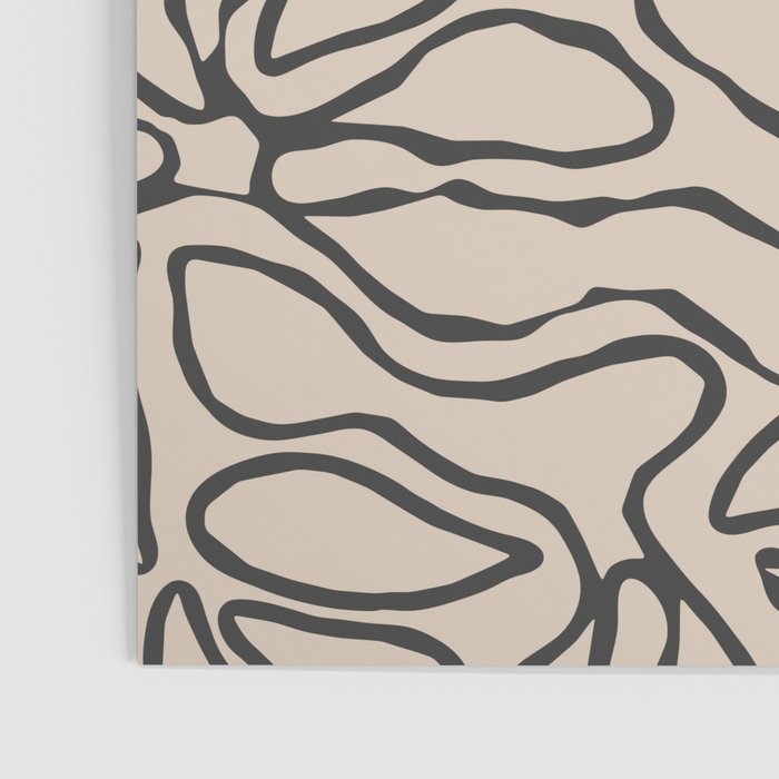 Abstract vintage flower art pattern Poster Gallery Image 3