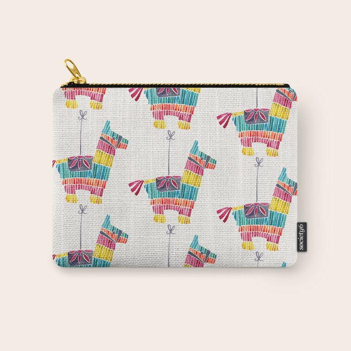 Mexican Donkey PinÌata - CMYK Palette Carry All Pouch Gallery Image 1