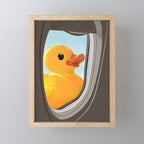 Hello! Yellow Duck Mini Art Print Gallery Image 1